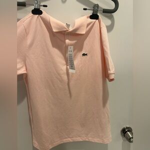 Lacoste Kids Light Pink Polo Shirt